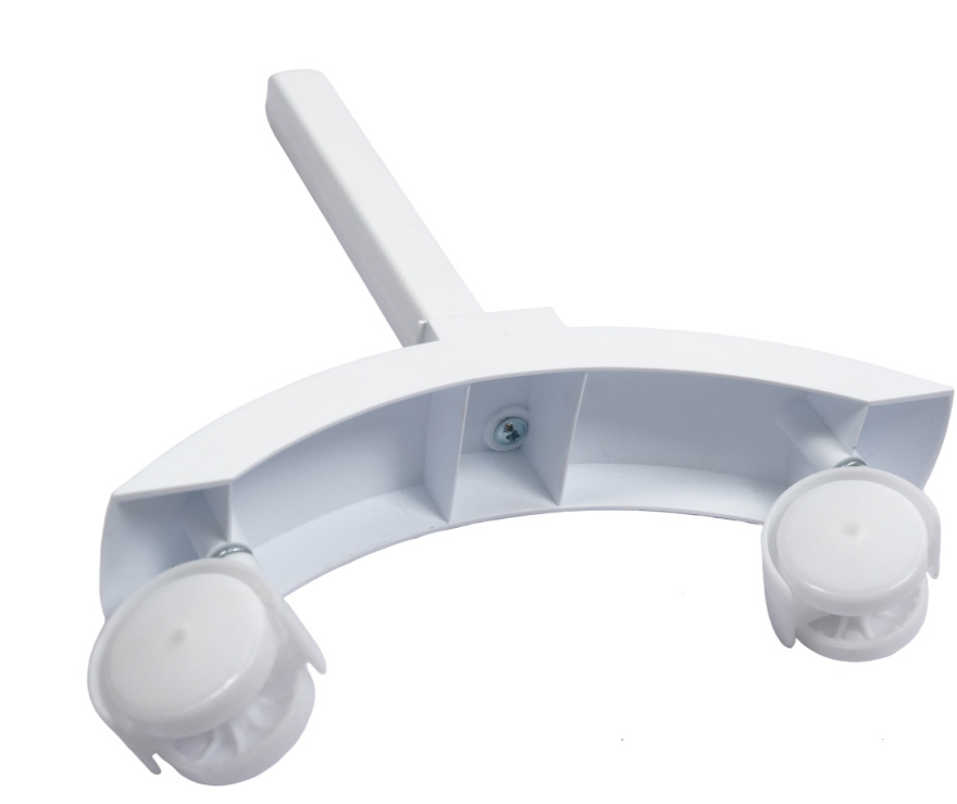 Комплект ножек Granit, Glassar белый с колесами