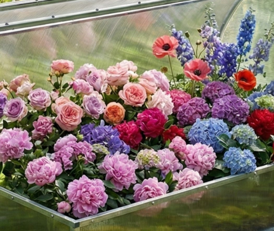 Парник Хлебница 2м в упаковке + обогреватель тепличный 200 Вт (розетка) + комплект поликарбоната