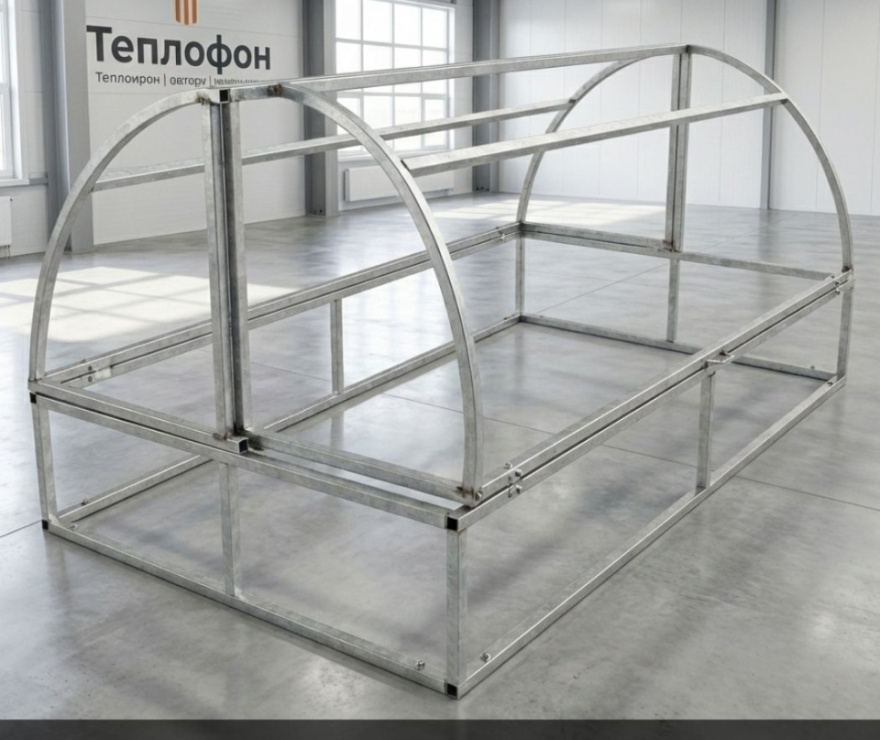 Парник Хлебница 2м в упаковке + обогреватель тепличный 200 Вт (розетка)