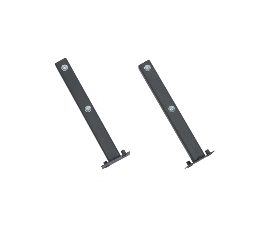 Комплект ножек Granit, Glassar черный с колесами