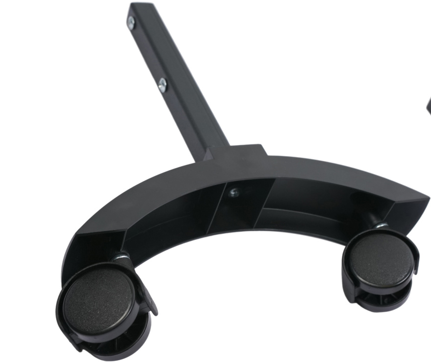 Комплект ножек Granit, Glassar черный с колесами