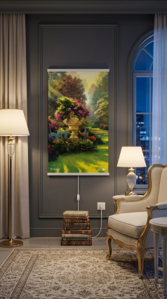 Теплофон декоративно-пленочный обогреватель "в Парке" + кнопка на шнуре