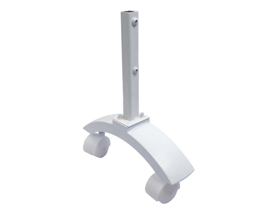 Комплект ножек Granit, Glassar белый с колесами