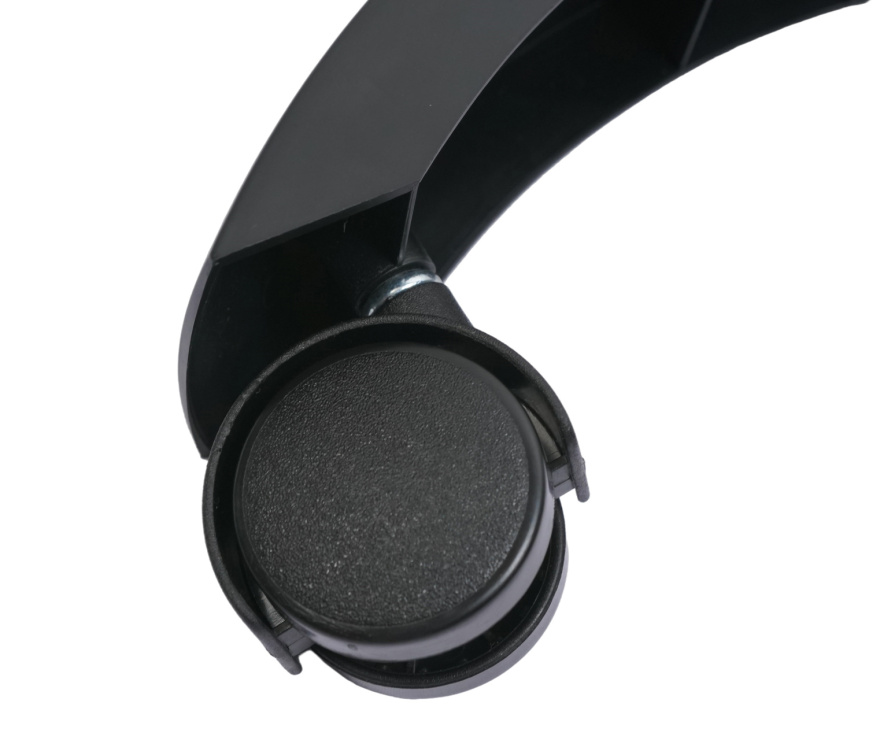 Комплект ножек Granit, Glassar черный с колесами