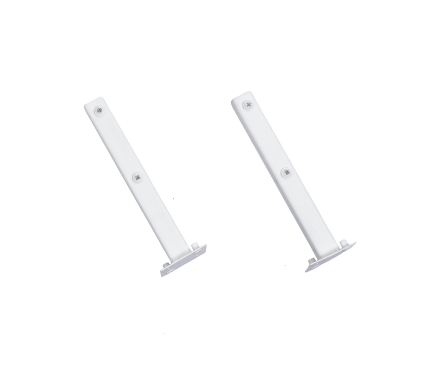 Комплект ножек Granit, Glassar белый с колесами