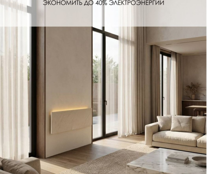 Теплофон GRANIT ЭРГН 0.45/220 (1200 х 295) белый