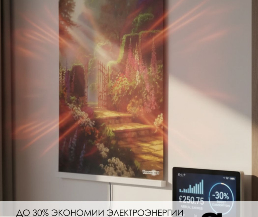 Теплофон декоративно-пленочный обогреватель "в Саду"