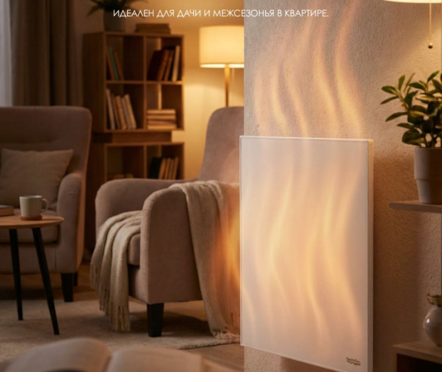 Теплофон GRANIT ЭкоВаТТ 0.5/220 (600 х 600) белый