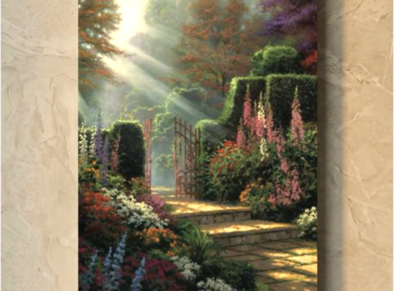 Теплофон декоративно-пленочный обогреватель "в Саду" + кнопка на шнуре